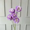5 flores artificiales de la variedad Yulu para decoración de bodas, utilizadas en arreglos para salón de bodas, arreglos florales de piso, materiales florales decorativos y arreglos florales