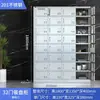 Gabinete multi-puerta para utensilios de acero inoxidable, gabinete con cerradura para vajilla de cafetería de fábrica, gabinete con compartimentos para almacenamiento de platos de empleados, personalizable