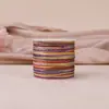 Navegação Não. Fio de Jade 72 0,8mm Nylon de Alta Qualidade com Tingimento Segmentado Dourado, Cordão para Acessórios de Joias DIY Tecido à Mão