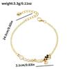 Pulseira de pedra Hao de desenho animado europeu e americano transfronteiriço, fofa, Mickey, Minnie, moda, pulseira com pingente de amor do Mickey, atacado