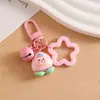 Llavero Colgante de Niña Linda de Dibujos Animados Caja Ciega de Transmisión en Vivo Douyin Regalo Set de Auriculares Colgante de Resina Joyería