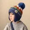 Gorros de Punto Engrosados para Otoño e Invierno con Protección para las Orejas para Niños y Niñas, Gorros de Lana Cálidos y Lindos, Gorros de Princesa para Bebés y Niños Pequeños