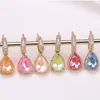 Ninho de Pássaro de Cobre Banhado a Ouro Garra de Cristal Diamante Pingente Gota de Água Mocha Acessórios de Roupa DIY Colar Brincos Pingente Joias