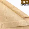 Papel kraft periódico inglés ramo papel para envolver flores frescas material de embalaje de periódico engrosado bolsa de regalo cinta para flores papel nacarado