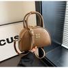 Bolso para Mujer de Alta Gama con Sentido Nuevo Retro Portátil Tipo Concha Explosiones Transfronterizas Maillard Casual Hombro Cruzado