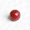 Cuentas de Arena Púrpura Dorada Cristalina de Marca Famosa, Personaje de la Fortuna Cinnabar, Cuentas de Moneda, Cuentas de Calabaza, Cuentas Sueltas de Seis Caracteres al por Mayor