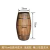 Barril de Vino Decorativo Barril de Roble Madera Anticorrosión Barril de Vino Tinto Boda Exposición Bar Accesorios de Fotografía Barril de Cerveza Vino