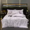 Nuevo Estilo Colcha de Verano de Tencel Lavado Juego de Cuatro Piezas, Colcha de Verano de Seda Fresca, Colcha de Aire Acondicionado, Colcha Fina de Regalo de Verano, Dropshipping