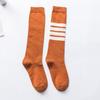 Calcetines de Mujer de Estilo Trendy de Celebridad de Internet con Cuatro Rayas Estilo JK de Media Pantorrilla, Calcetines Holgados de Longitud hasta la Pantorrilla Estilo Japonés y Coreano Estilo Académico
