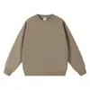 Moletom Premium American Style 450G Terry com Gola Redonda Outono/Inverno 2025 Atacado Masculino Tendência Alta Qualidade Modelagem Solta