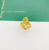 Versão coreana de anel de flor grande galvanizado feminino cobre banhado a ouro amor abertura uma variedade de anéis anel de pavão fábrica atacado