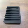 Alfombrilla de Silicona para Jabón, Base Drenante para Jabón, Soporte para Jabón, Bandeja Drenante para Jabón, Estante de Almacenamiento para Caja de Jabón, Alfombrilla Antideslizante