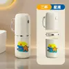 Set de Tazas para Enjuague Bucal XinzaoTravel, Gran Capacidad, Conveniente para Uso en Casa, Caja de Almacenamiento para Cepillo de Dientes y Pasta Dental para una Familia de Tres