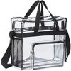 Amazon Bolsa de Equipaje Transparente de Gran Capacidad Bolsa Transparente de PVC Transfronteriza Bolso de Mano Portátil Bolsa de Almacenamiento para Maquillaje de Viaje
