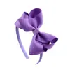 Diadema para niños de 4 pulgadas europea y americana, accesorios para el cabello, lazo fruncido, banda hecha a mano, diadema, nuevo, venta al por mayor 675