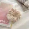 Diadema de malla con cabeza de bola para cabello largo del colon de mujer, cuerda para coleta de pelo de alta calidad, banda de goma de temperamento simple, accesorios para el cabello al por mayor