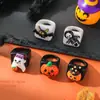 Anillos de Halloween con Diseños de Calabaza, Fantasma, Murciélago y Calavera; Anillos Únicos y Creativos con un Toque Exclusivo y de Alta Gama; Accesorios para Fiestas Europeas y Americanas