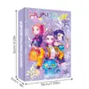 Llavero de Grupo Femenino Cazador de Kpop Transfronterizo Poke Divertido Calendario de Navidad Caja Sorpresa Llavero de Coche Colgante Acrílico