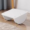 Silla con Reposapiés para Oficina para Evitar Cruzar las Piernas, Reposapiés para Estar Sentado Mucho Tiempo, Escritorio en Casa, Taburete para Dormitorio de Estudiante, Silla con Reposapiés