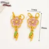 Antiguo Oro de 18K Chapado en Cobre Oro Real Estilo Chino Aceite Goteando Cadena de Extensión Pulsera Collar Cadena de Conexión Accesorios para Joyería DIY