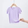 Camisetas Infantiles para Niños y Niñas Modal Manga Corta Categoría a Camisetas Verano 2025 Delgada Mascarilla Facial t Camisa de Aire Acondicionado Capa Base Tendencia