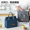Bolsa Bento Catiônica Portátil para Trabalho Escola Bolsa de Almoço Impermeável Resistente ao Desgaste Grande Capacidade Armazenamento Grande para Almoço Bolsa de Gelo