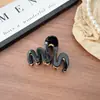 Pinza para el Cabello Ondulado Estilo Francés para Mujer, Modelo Nuevo para Cabello Fino, Cola de Caballo Alta, Moño en la Parte Trasera de la Cabeza, Pinza de Tiburón