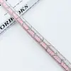 Cuerda de Tira de Vidrio Tubo Redondo de Pedrería Transfronteriza Accesorios para Joyería Accesorios para Ropa Línea de Corbata de Moño Tubo de Pedrería Venta al por Mayor