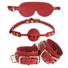 Jiuai Juguetes Sexuales para Adultos Sm Accesorios Tapón Bucal de Silicona Bondage Pareja Flirteo Sp Máscara de Ojos Entrenamiento