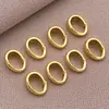 Acessórios de Fecho Girassol Banhados a Ouro 18K Conector de Pingente para Colar Materiais DIY Feitos à Mão Acessórios de Fecho Aberto para Pingente