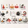 Accesorios decorativos de goteo de aceite para Halloween Colgantes DIY de calabaza, fantasma, calavera Cadenas para teléfono Llaveros Adornos