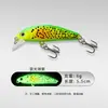 Conjunto de Iscas Minnow Vibratórias Afundantes 6,5g Minnow Afundante de Longo Arremesso Isca Dura Biônica