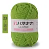 Atacado 25g Bebê 4 Fios Algodão Leite Lã de Espessura Média Bola de Lã Artesanal diy Tricô Crochê Fazendo Boneca Buquê