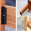 Acessórios de Cama Ferragens Dobradiça de Cama Gancho Cabide Longo de Cama Dobradiça de Cama de Ferro Plugue de Cama Suporte de Canto de Cama Invisível Suporte de Canto de Conexão de Estrutura de Cama