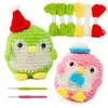 Paquete de Materiales para Crochet de Lana Set Muñeca de Peluche de Tejido Muñeca Tejida Muñeca de Ganchillo Tejido DIY