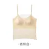 Camiseta sin mangas de encaje de talla grande, sexy y ligera, malla transparente con copas fijas, tirantes ajustables, camiseta sin mangas base de encaje