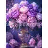 Pintura de Diamantes DIY Floral Pintura Hecha a Mano Hortensia Taladro Redondo Taladro Completo Transfronterizo Más Vendido Pintura Decorativa de Interior Fabricante Mayorista