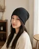 Novo Gorro de Tricô 2026 para Mulheres, Chapéu Versátil de Outono e Inverno, Chapéu de Lã que Afina o Rosto, Chapéu para Adultos de Circunferência Craniana Grande