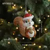 Novos Enfeites de Plástico Dourado e Ouro Rosé com Glitter Enfeites de Desenho Animado com Glitter Fosco Decorações para Árvore de Natal e Janela