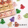 Pulsera de cuentas con forma de libro navideño, collar, joyería hecha a mano, cuentas sueltas, accesorios de vidrio, bricolaje, lindos puntos de colores.