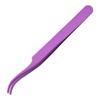 Pinzas de Punta Redonda para Pestañas Herramientas de Belleza Rizador de Pestañas de Acero Inoxidable Pinzas para Pestañas Aplicador de Pestañas Postizas Fábrica en Stock