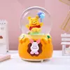Bola de Cristal Musical con Nieve y Luz Estilo Ins Soñador Nube Flotante Canción de Amor, Exquisito Regalo para Niñas, Dropshipping