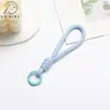 Llavero Corto Cordón Accesorios Bolsa Muñeca Cordón Anticaída Teléfono Cordón Botella de Agua Correa Cuerda Cuerda Tejida Colorido