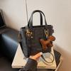 Moda Transfronteriza 2026 Invierno Nuevo Estilo Retro Bolso Cruzado de un Solo Hombro Bolso de Axila de Moda Bolso de Mano Casual Bolso Cubo para Mujer