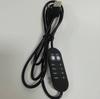 Almohada de Fisioterapia Reguladora de Temperatura Interruptor de Control de Tiempo Cable de Temporización Interruptor Regulador de Temperatura de 4 Velocidades Interruptor de Control de Temperatura USB Termostato
