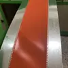Duto de Ar Flexível de Ferro Angular de Silicone Vermelho, Conexão Flexível de Placa Comum de Silicone Vermelho, Conexão Flexível Tipo Serpentina de Ventilador Resistente a Altas Temperaturas