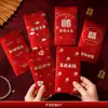 Sobres Rojos para Bodas y Compromisos, Gama Alta 2026 Yuan Estampado en Oro Mate Suministros de Boda, Nuevo Diseño Creativo con la Palabra "Felicidad" para Títulos de Cambio de Dirección