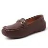 Nuevos mocasines de puntera ancha, zapatos planos casuales para mujer, de suela blanda, de cara suave, cómodos, de talla grande y elegantes para mujer