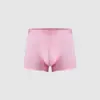 Calzoncillos tipo bóxer básicos sin costuras para hombre, Cintura de una sola pieza que no se siente, Calzoncillos transpirables de cuatro esquinas, Calidad de supermercado