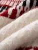 Nuevo suéter de jacquard de cachemira para otoño e invierno 2026, grueso y de corte holgado, suéter de mujer con media cremallera, tejido de punto de estilo retro y casual